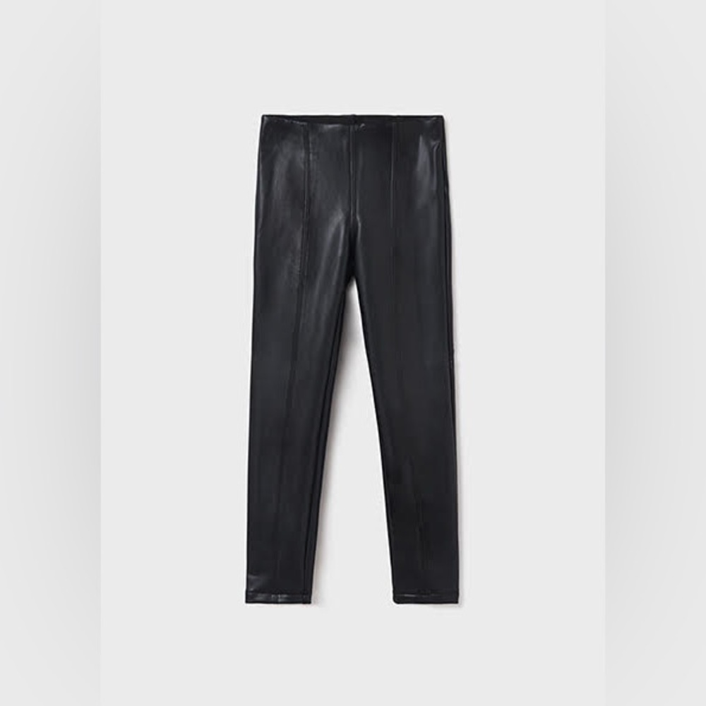 Mayoral Sleek Black Kids Leggings